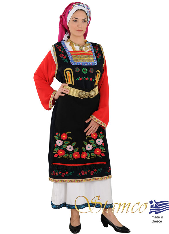 Παραδοσιακή Ενδυμασία Θρακιωτισσα Κεντημενη